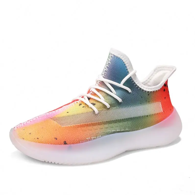 

Latest fashion sneakers net shoes man casual running shoes, Optional
