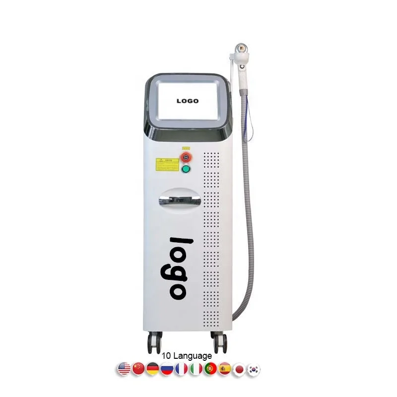 

High Power Pico Laser Tattoo Removal / Permanent Painless Elimination 808nm Diode Laser Hair Removal Machine All Skin