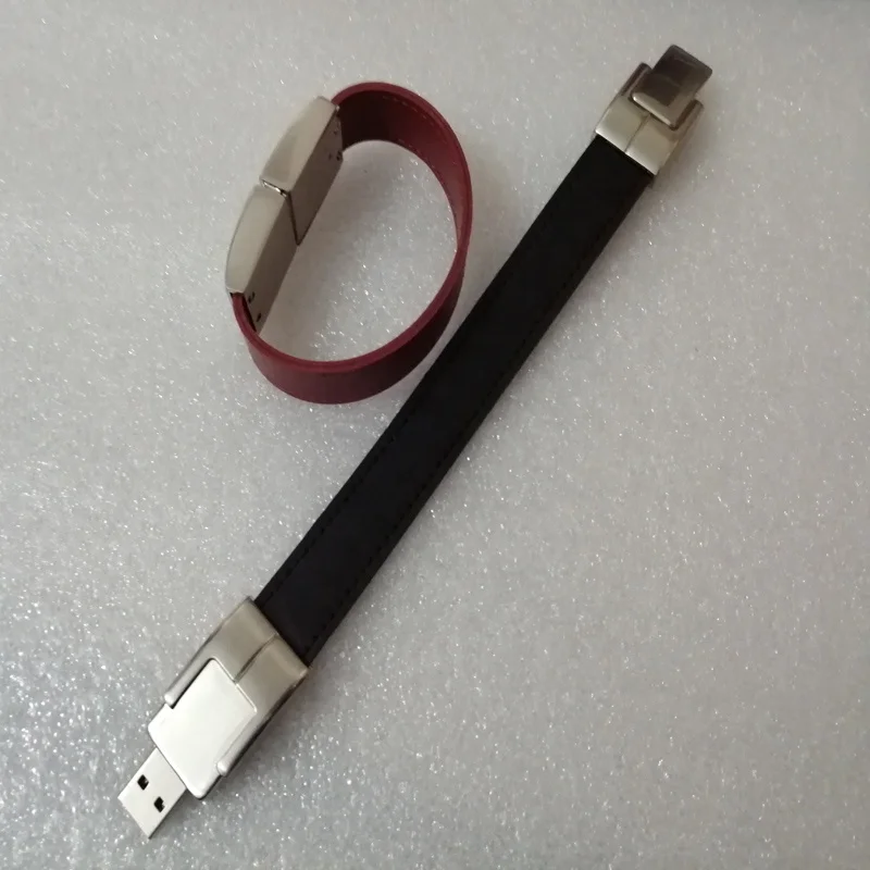 Hot selling leather wristband Usb Flash Drive stick bracelets u disk pendrive - ANKUX.COM
