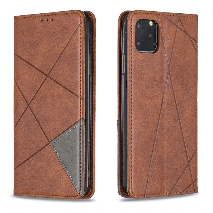 

XINGE Diamond Pattern Card Slots Flip Leather Wallet Phone Case For Iphone 11 Pro Max, Black,brown,gray,red,coffee,blue