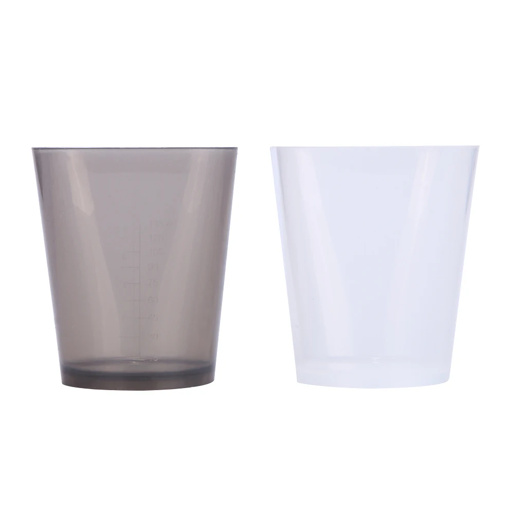 

Hair salon hairdressing tool multi functional hair dye reagent square measuring cup
