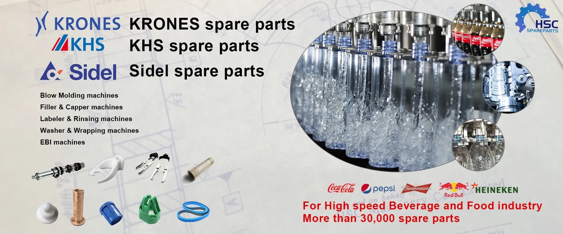 Foshan Lidingfeng Machinery Co., Ltd. krones spare parts, khs spare parts