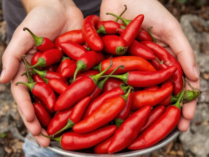 Bird's Eye Chili Scoville Units: 50,000-100,000 SHU