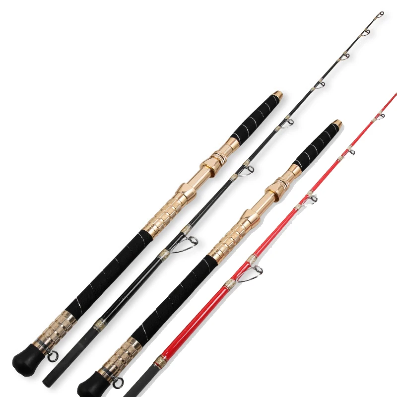 

New Design Black &Red Spinning&Casting  Hard #150 Solid Glass Rod Tip Boat Fishing Rod