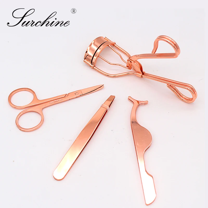 

mink eyelashes stainless steel tools lash applicator and scissor curler tweezers customized box for 25mm fluffy mink lashes