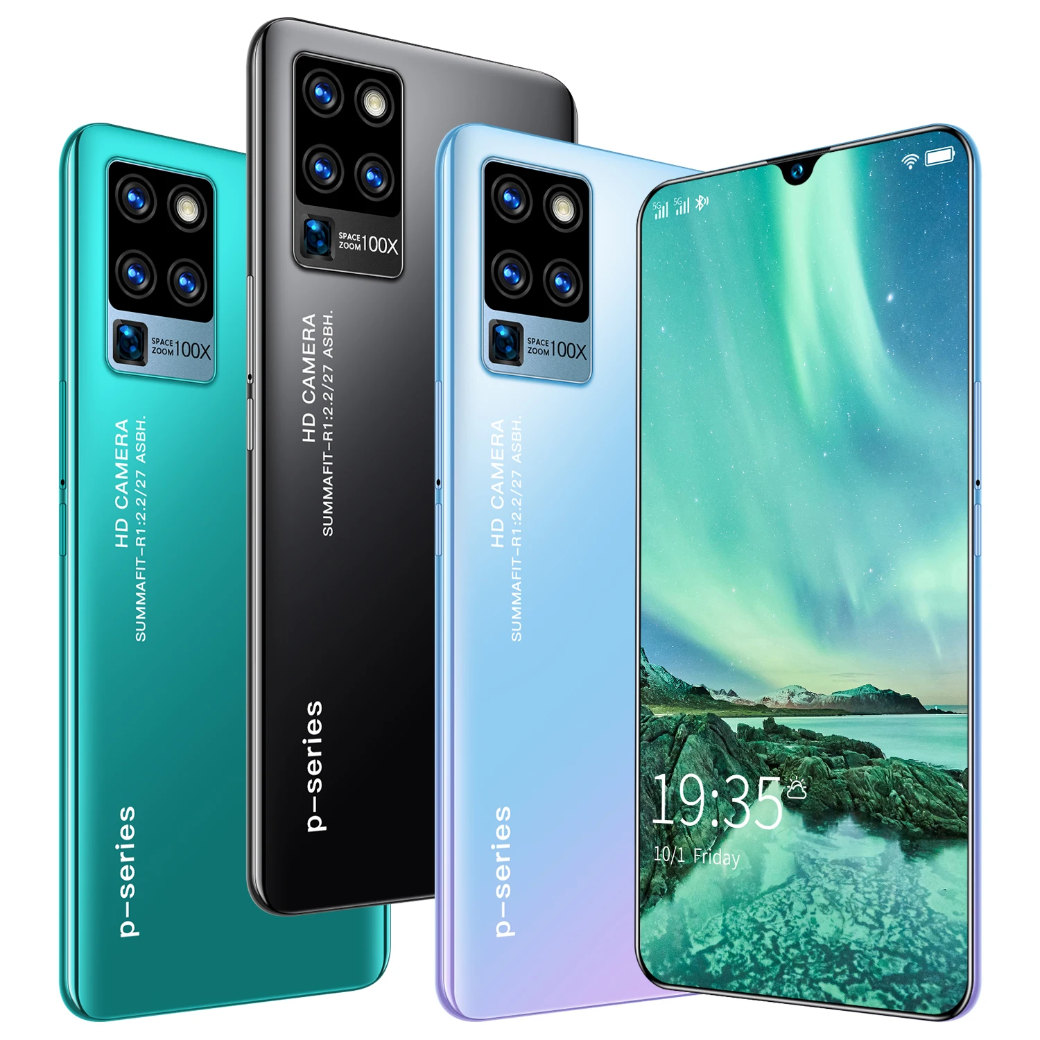 

Free shipping S20u phone android 4g android smartphone 12+512GB, Display color