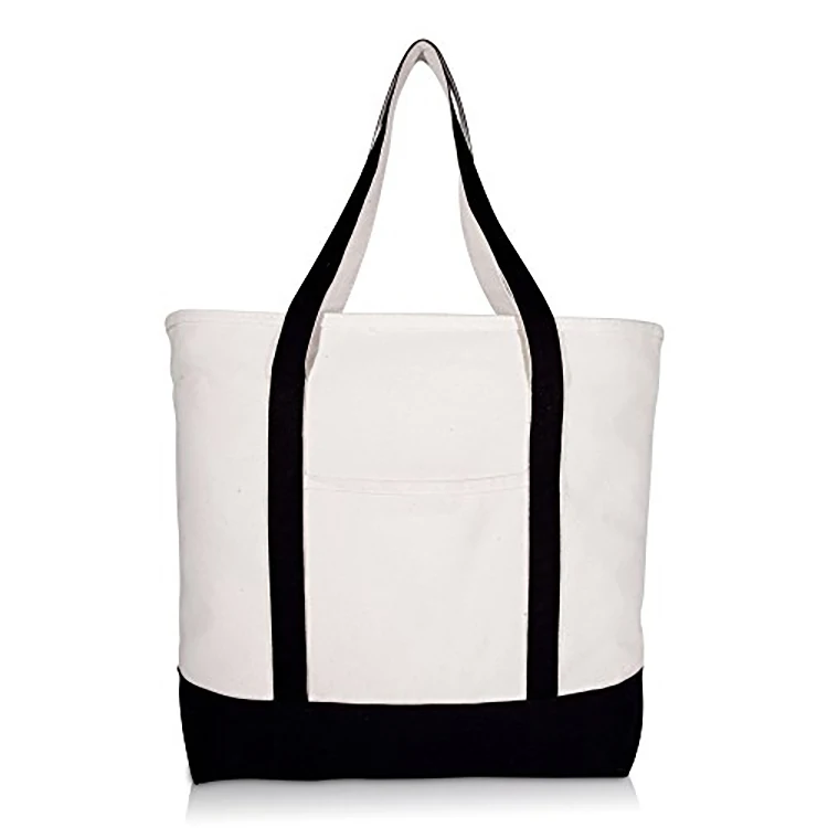 

Factory price grocery large capacity canvas tote bags, Customized color
