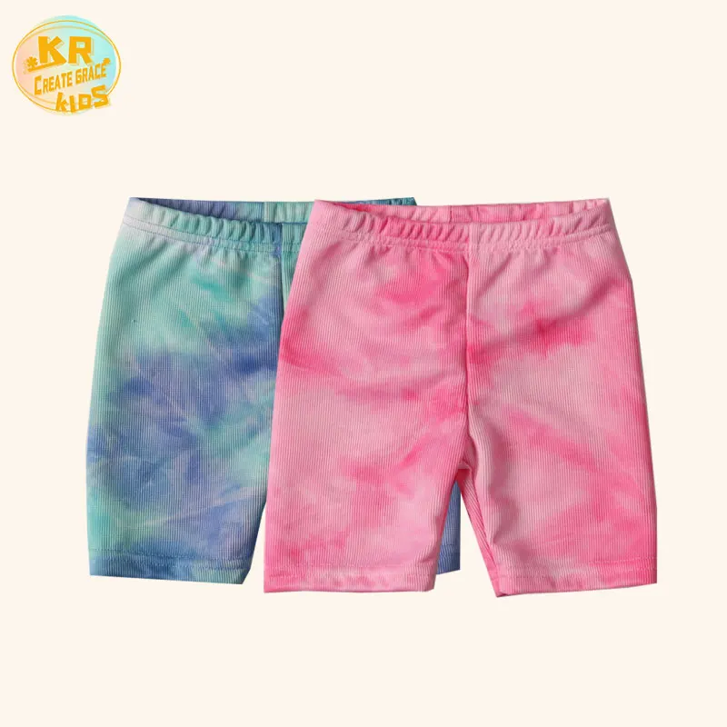 

Summer baby boys and girls pants pit bar tie-dye kids shorts breathable kids clothing