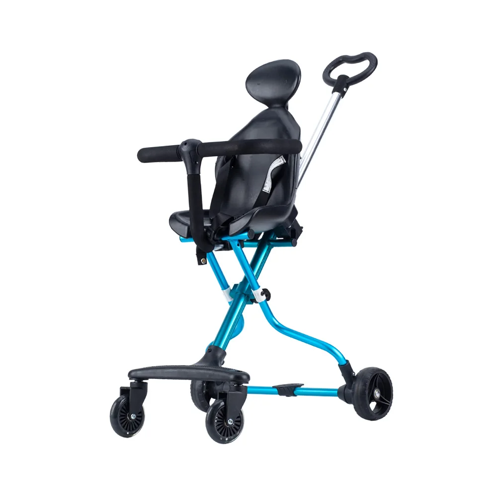 

2019 Lightweight Aluminium Alloy 4 Wheels Strollers Walkers & Carriers Best Baby Stroller Baby Twin 2 Year, Oem