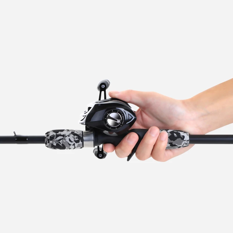 

Ultralight Solid Cheap Carbon 1.8m/2.1m/2.4m Baitcasting Fishing Rod and Reel Combo Set
