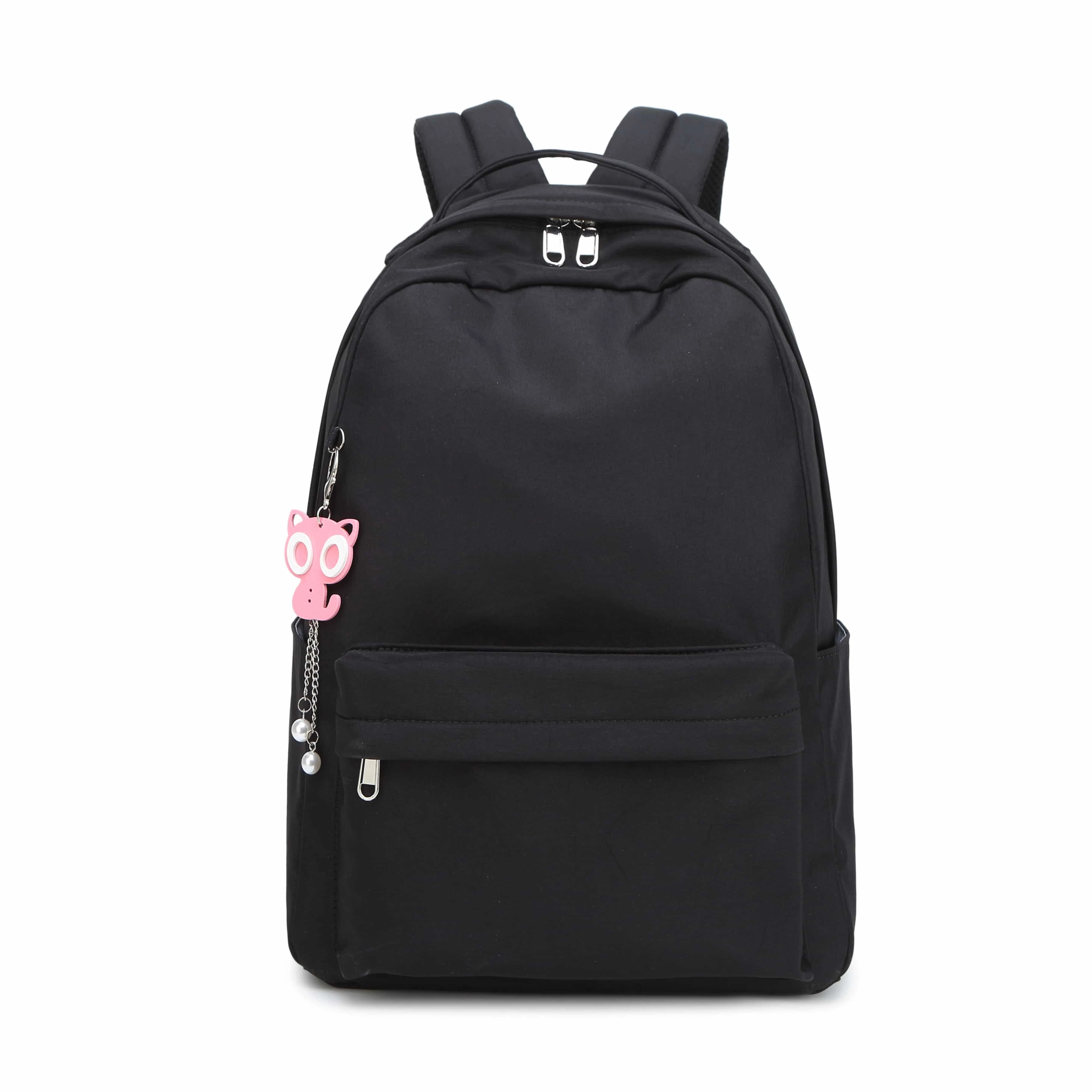 

Custom Minimalist Solid Color Girl School Rucksack College Bookbag black backpack girls school bag for, Gradient colours