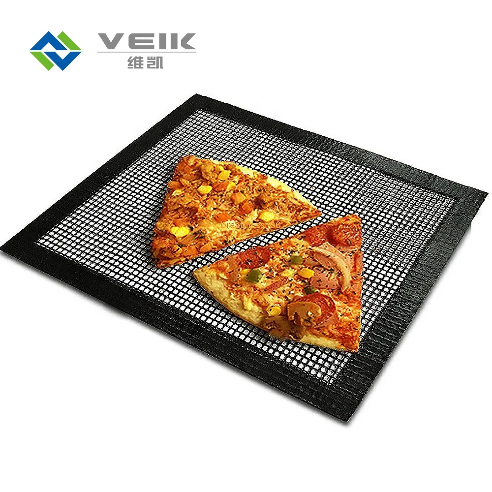 

Popular food grade easy to clean BBQ Grill Mesh Mat, Black
