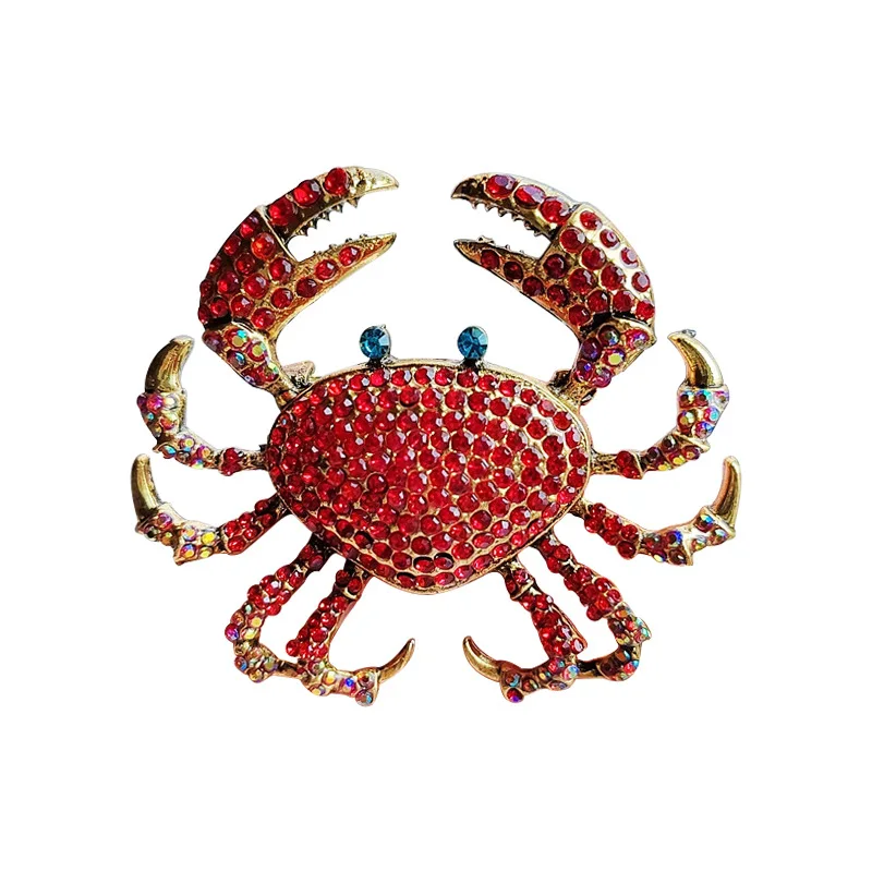 Diamond Crab Brooch Fashion full diamond high-grade alloy brooch