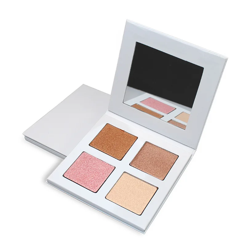 

Highlighter Makeup Cosmetics No Name 4 Color Make Your Own Brand Highlight Palette