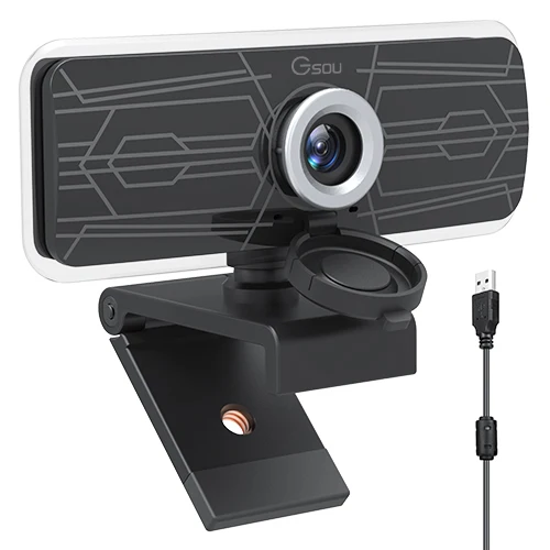 

Gsou Factory Custom Amazon Hot Sale 1080P Confernece Meeting Streaming Recording PC HD Webcam for Zoom