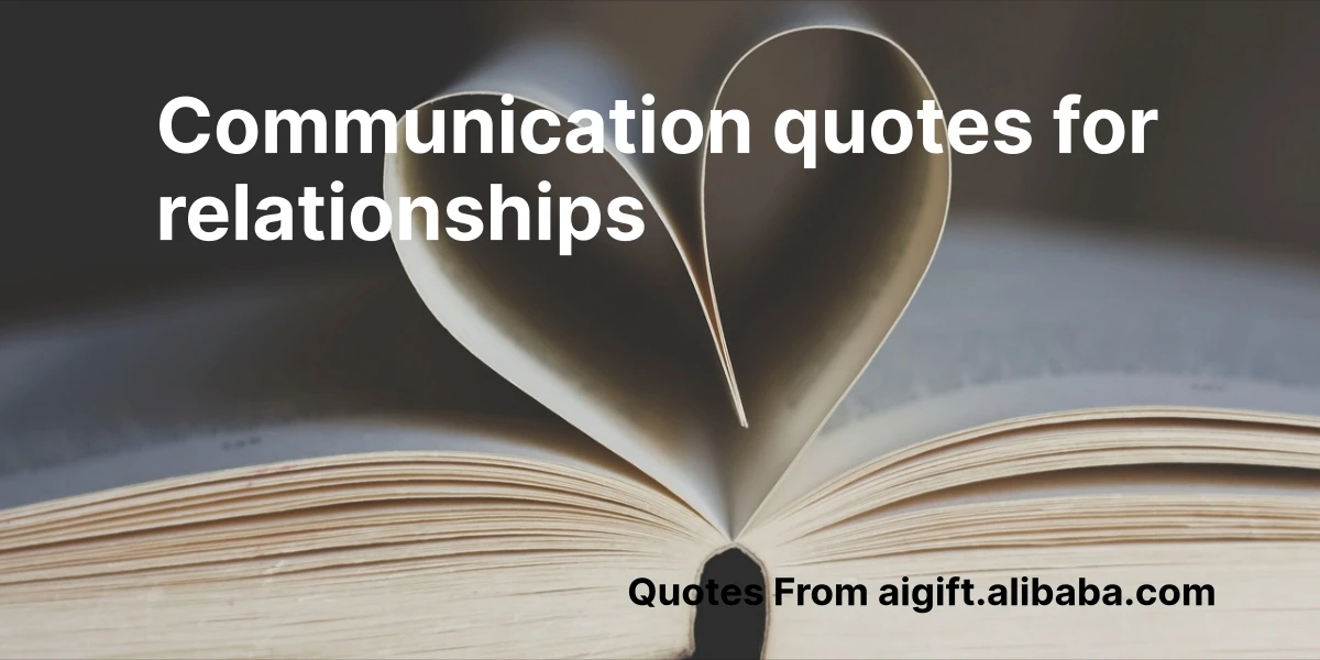 communication quotes for relationships