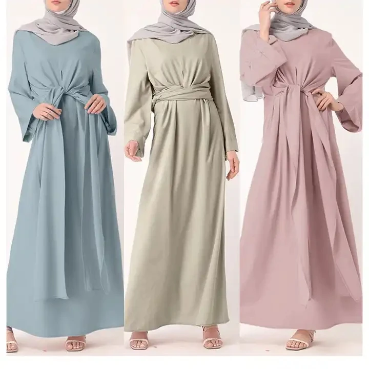 

wholesale 2023 islamic designs de dubai turkey eid abaya kleid pour femmes robe musulmane luxury abayas for women muslim dress