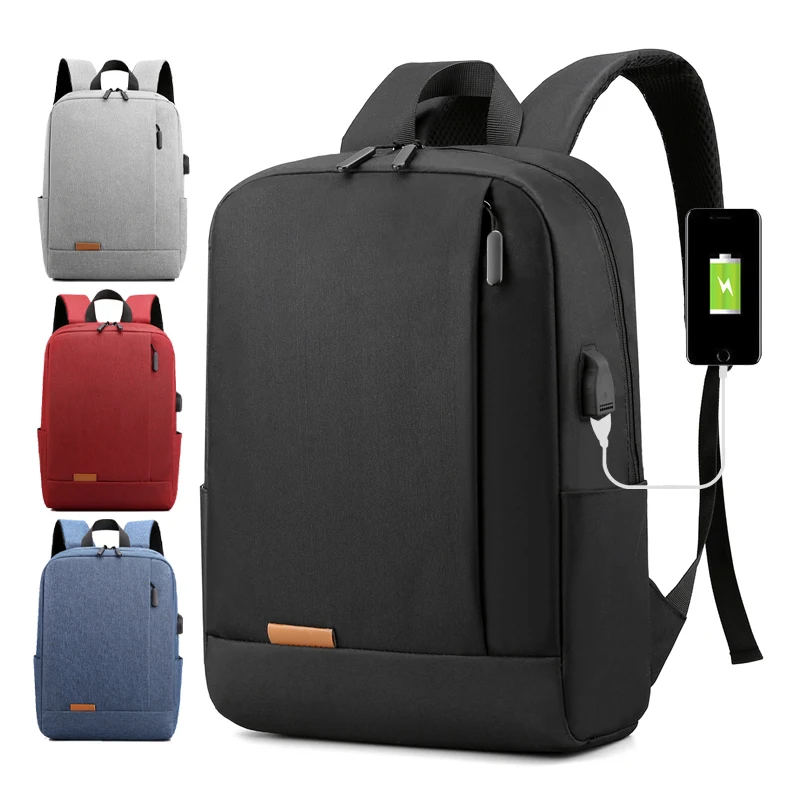

Simple Design Japan Style Cheap Custom Logo Laptop Backpack Knapsack Bagpack Bag, Black, grey, blue, red