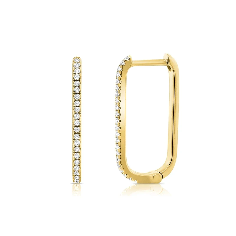 

S925 sterling silver u-shaped micro zirconium earings for women 2020 jewelry