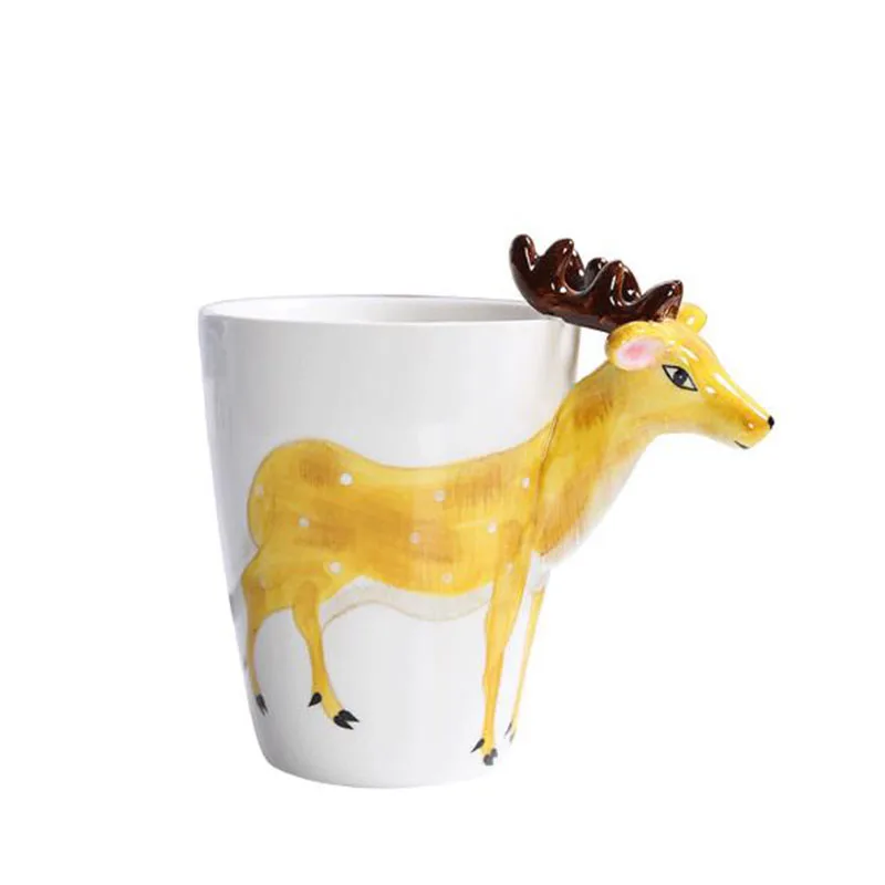 

Solhui Decorative 3D Animal Design Ceramic Coffee Mugs/Animal Novelty Tea Cups