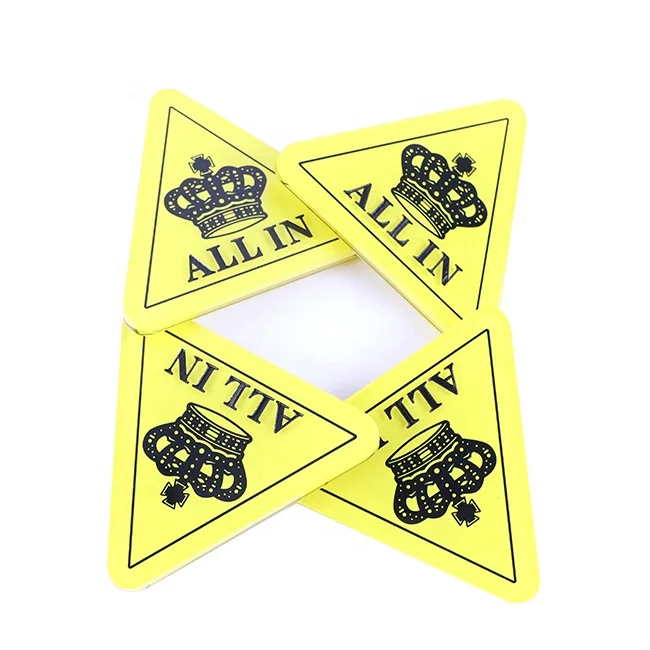 Factory Supply clear Acrylic All in Casino Dealer Button Poker Guard