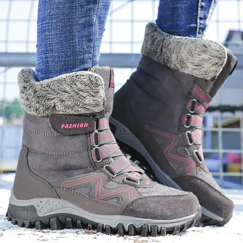 

2019 New Cheap Outdoor Shoes Non-Slip Waterproof Woman Winter Boots, Optional
