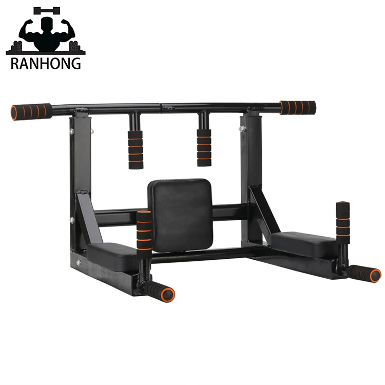 

Factory directly sale home gym use equipment chin up bar wall mount pull up bar, Black, white