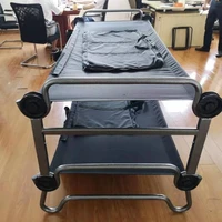 

Steel folding camping military adult bunk bed M917