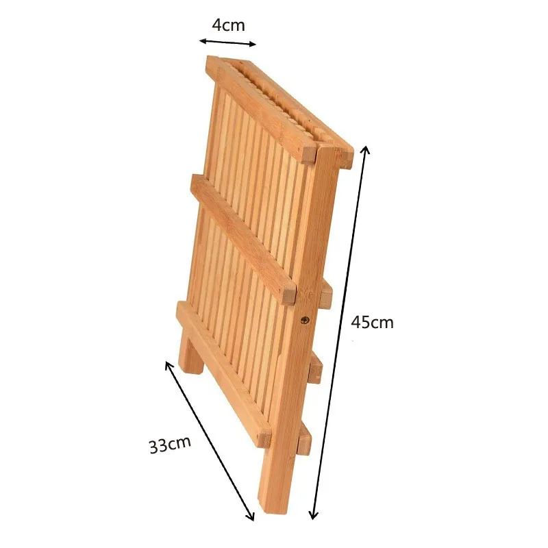 

Hot sale bamboo draining rack plate draining factory direct sales Drain rack, Natural bamboo color