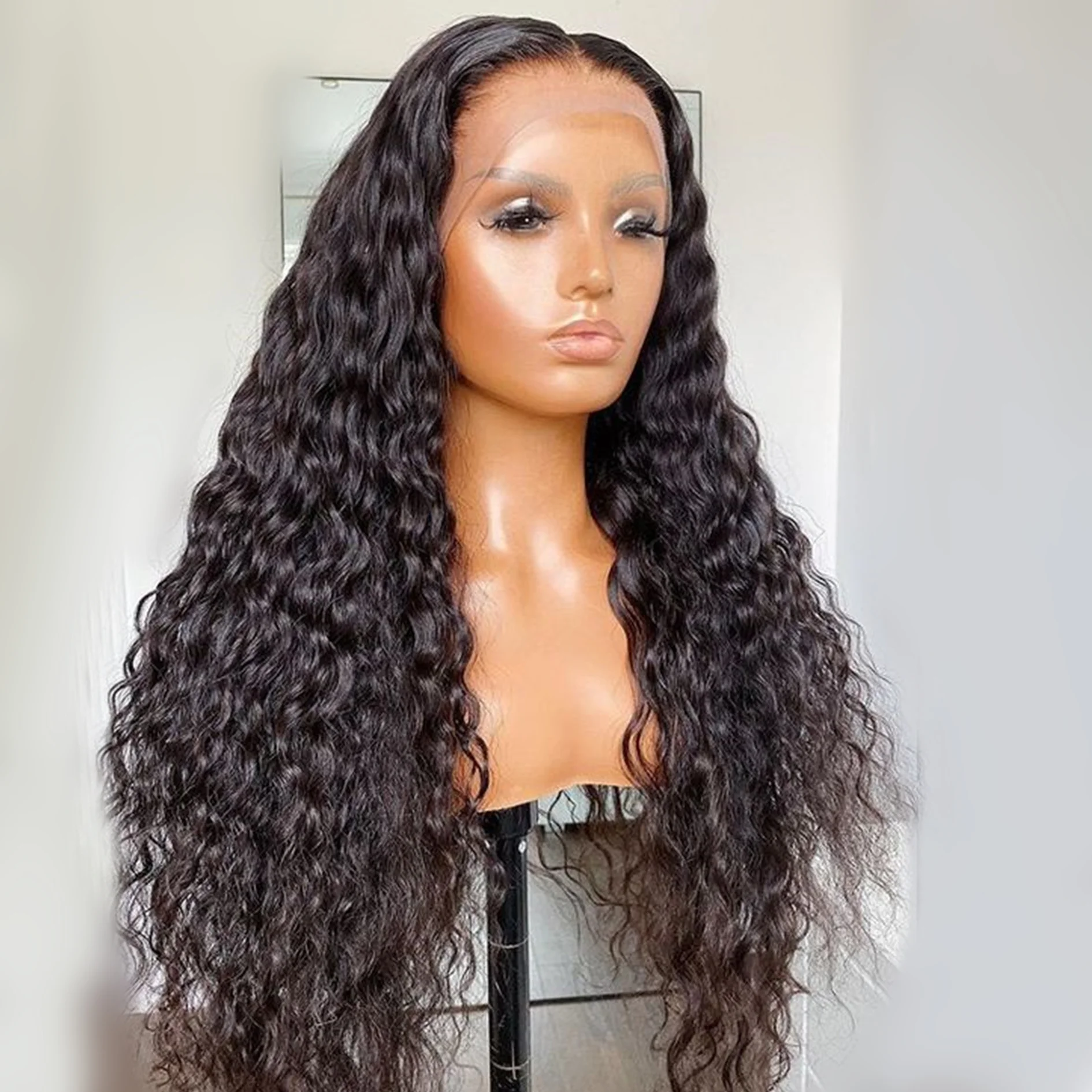 

Human Wig Kinky Curly 250 Density Natural Color Virgin Hair Cosplay Wig Hd Human Raw Hair Wholesale Lace Front Wigs 12A Grade, Any color can be offered