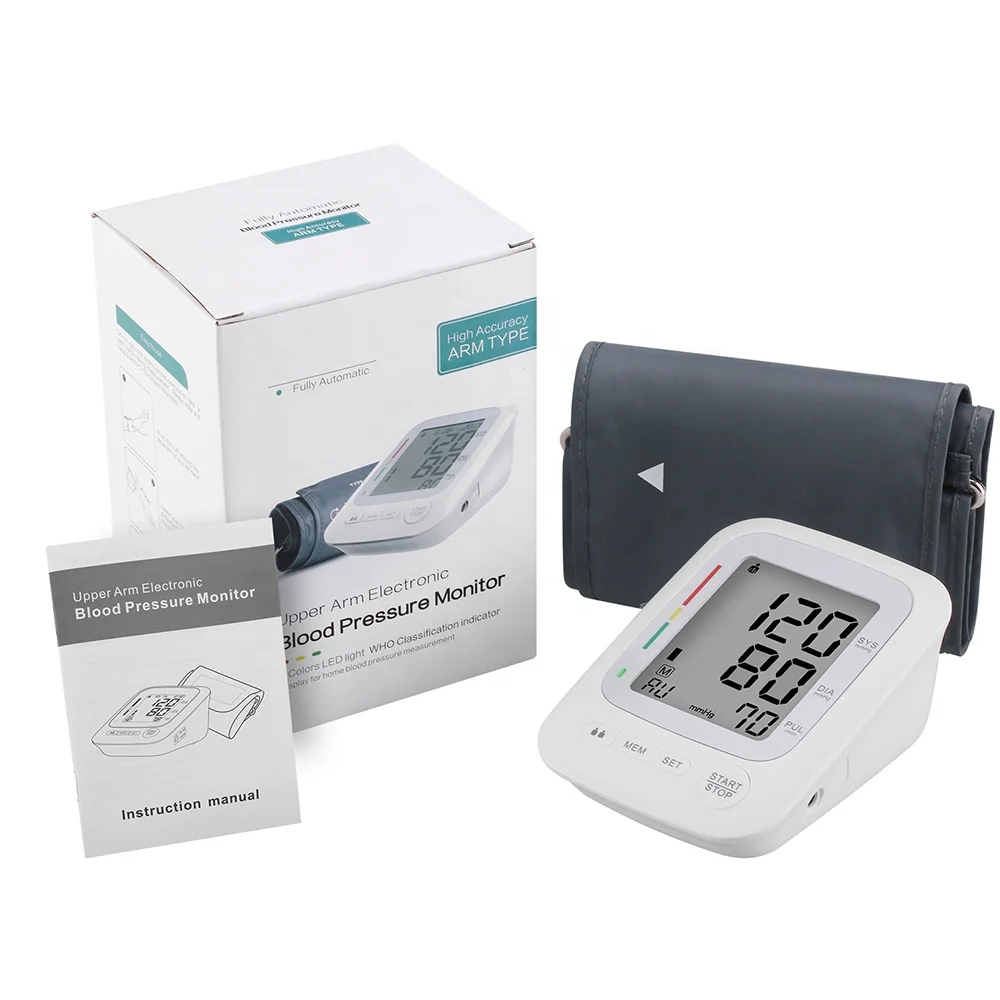 
ABS material upper arm wireless digital blood pressure monitor machine 