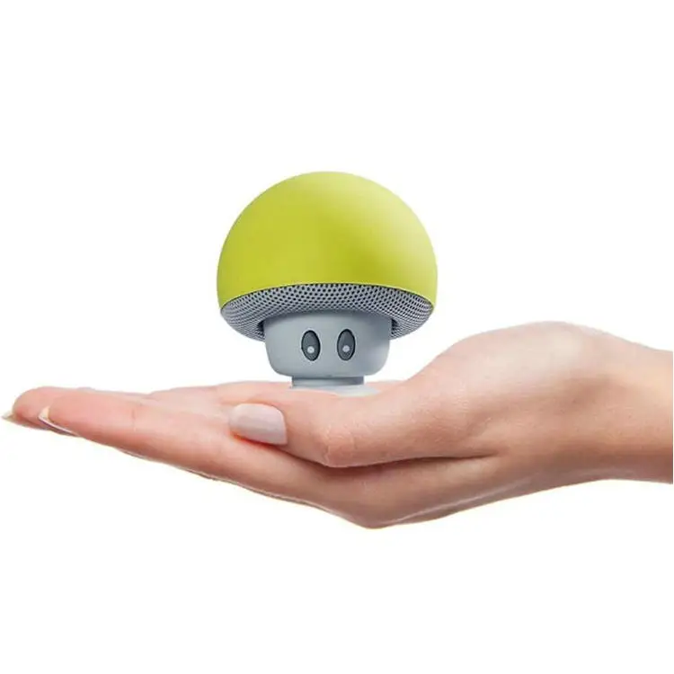 Cute Portable Mushrooms Head Sucker Wireless Bluetooth Speaker for Mobile Phone Car Mini speaker - ANKUX.COM