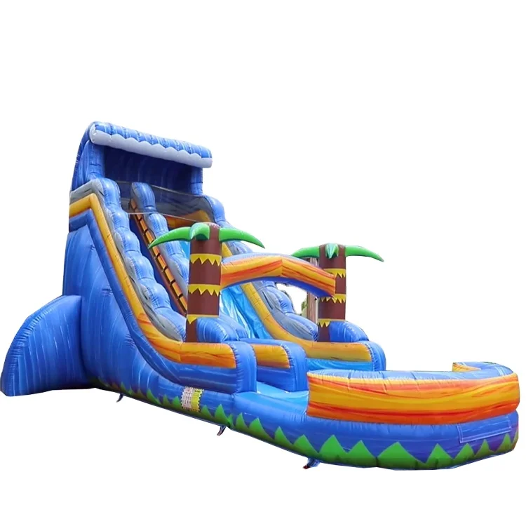 

Happy Kiddie Toys Best Sale cheap Backyard inflatable water slides for sale, Customized color