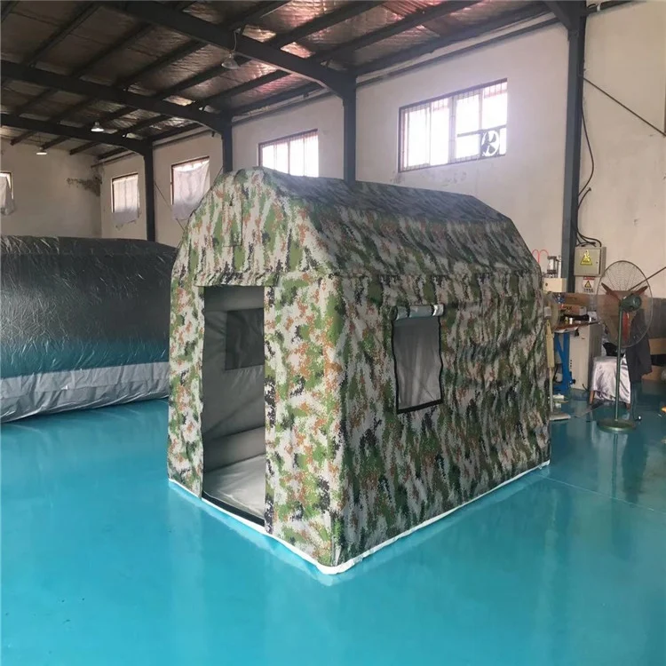 Single Layers And Camo Color Pvc Inflatable Hunting Tent - Buy ...