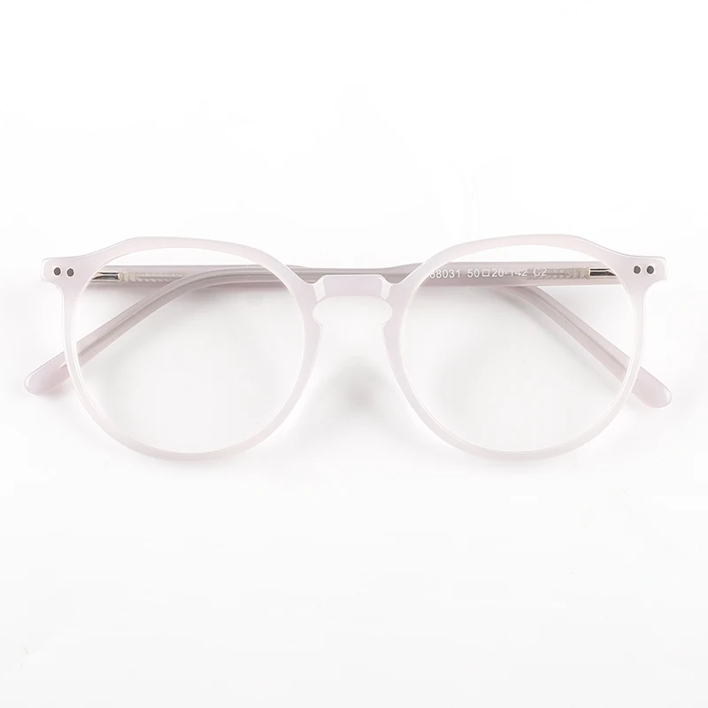 

Fashion Gentleman Round Shape Optical Glasses Acetate Frames