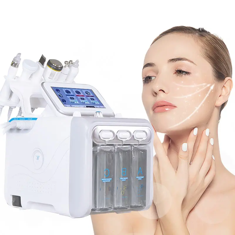 

New Good product hydro bio facial skin rejuvenation beauty small bubble microdermabrasion machine Wholesale price, White