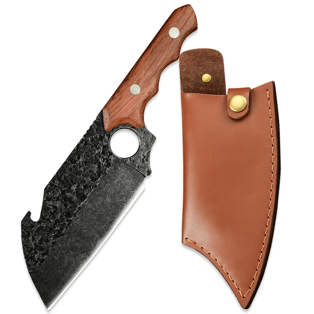

Portable Belt-loop Leather Sheath 4mm Outdoor Camping Hunting Knife Professional Luxury Chef Knifes Chef Knives Made In Japan