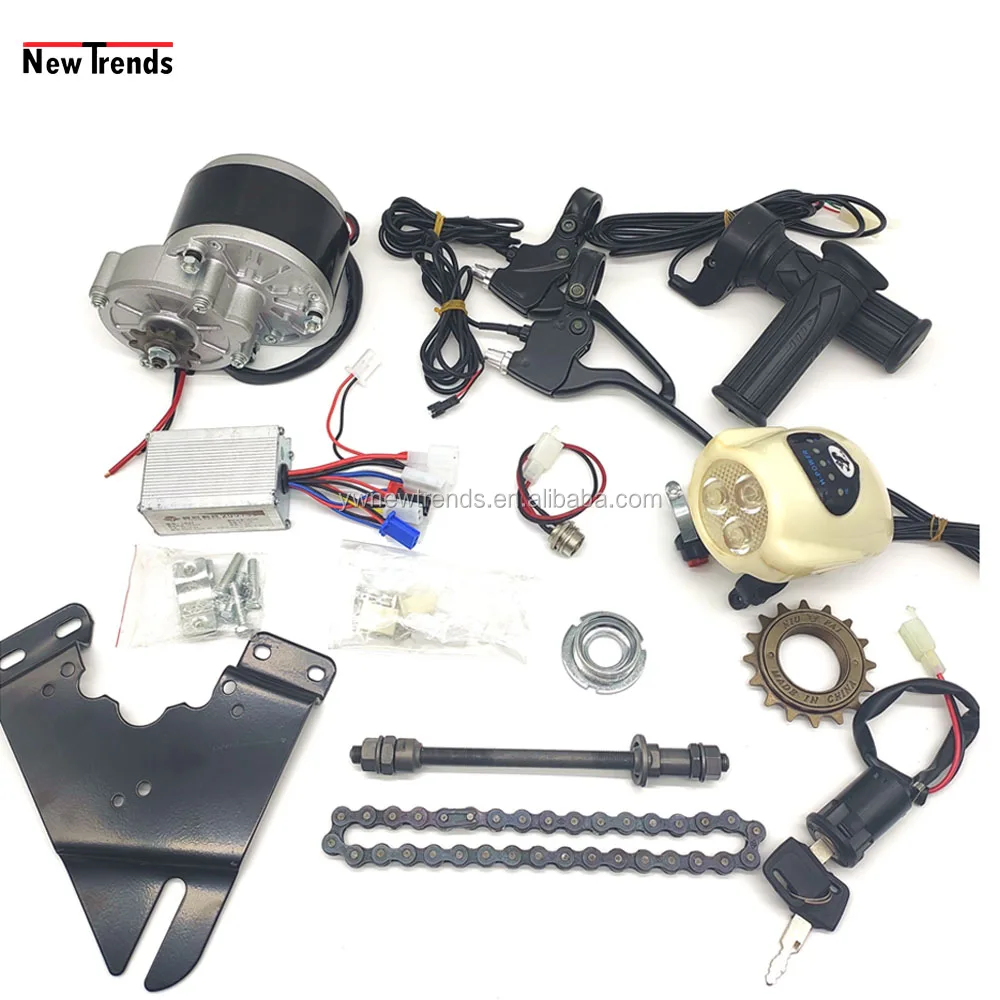 

MY1016Z3 24V 350W Brushed Drive Motor Electric Bicycle/ Mini Car/Scooter Conversion Motor Kit with Throttle and Controller