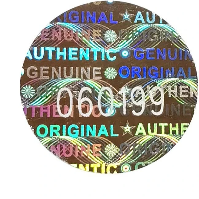 

Custom Printing Holographic Security Label 3d Hologram Stickers Seal Overlay Anti-fake Void Security Qr Code Logo Label