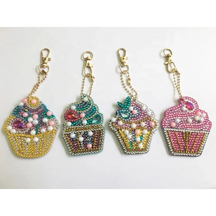 2019 New Diamond Painting Keychain Diamond Art Diy Keychain Set Buy
