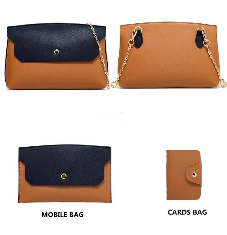 

Factory Fashion Travel Bag Large-Capacity PU Handbag Shoulder 4-Piece Tote Bag Handbags for Women bag Luxury, Multi colors