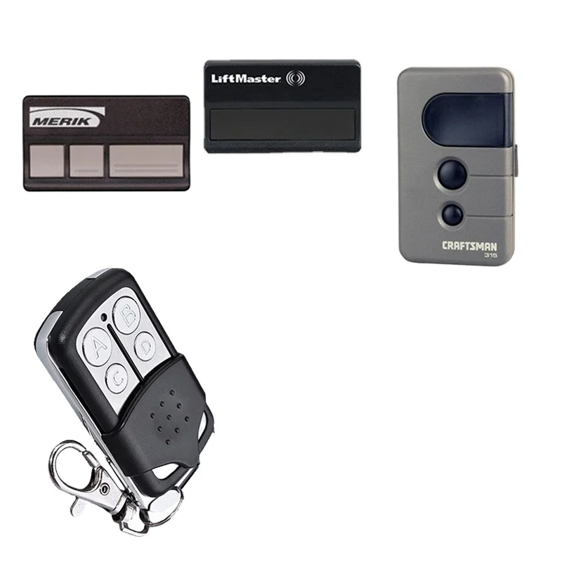 

LiftMaster Chamberlain 315 MHz Purple Learning Button 370LM 371LM 372LM Rolling Code Transmitter Garage Door Remote Control