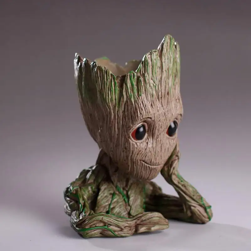 Baby Groot Flowerpot Flower Pot Planter Figure Tree Man Cute Toy Model Gift 