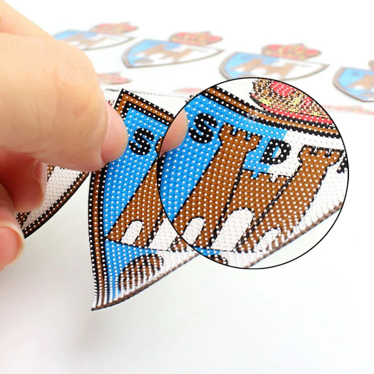 

3D Raised Silicone Labels Heat Transfer Stickers
