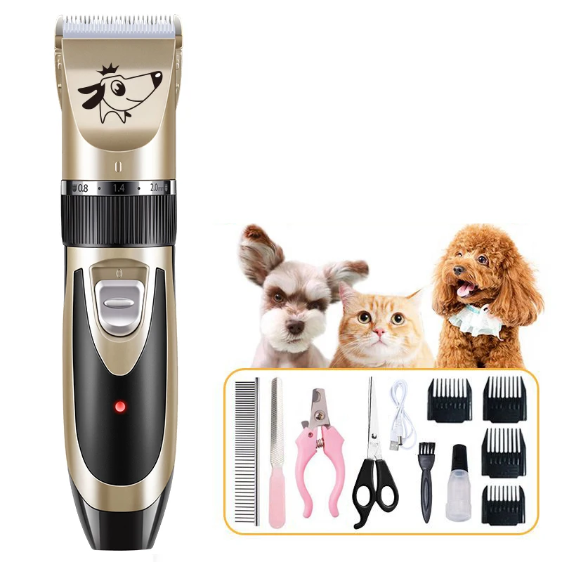 

Hot Selling Wholesale Dog Clippers Cordless Pet Clippers Pet Grooming Kit Low Noise Small Animal Dog Cats Hair Trimmer