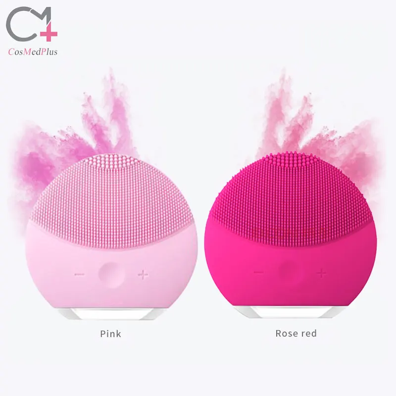 

Proper Price electric deep pore 5 in 1 face silicone brush vibrating facial massager cleansing brush