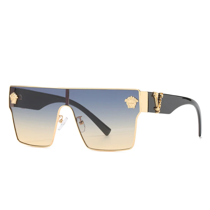 

newest 2021 Italian fashion Luxury name Brand Designer Medusa glasses sunglasses