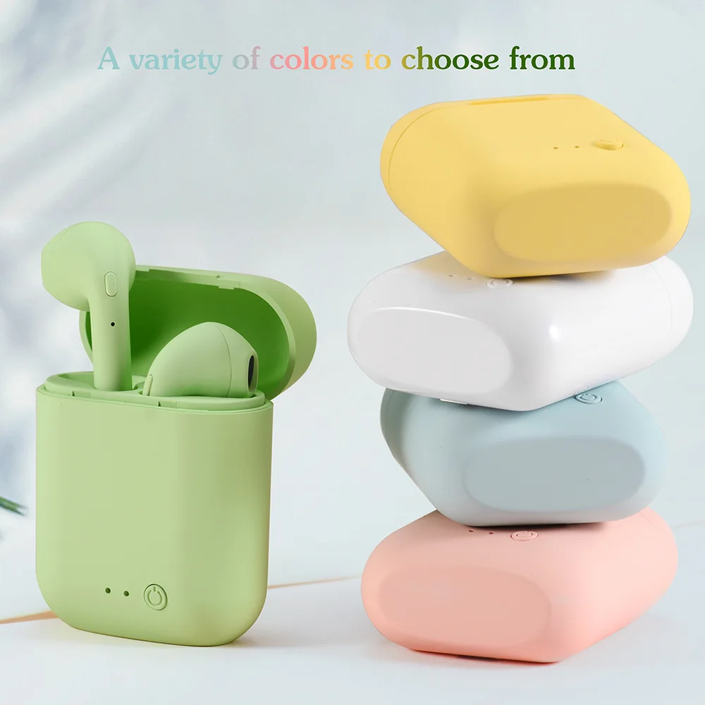 

Macaron wireless headset i7 mini 2 stereo 5.0 sports in-ear binaural wireless i7s headset, Colors customized