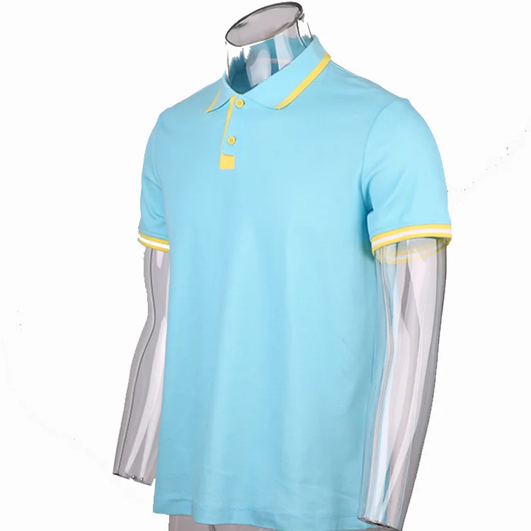 

Solid Polo Comfortable T Shirts Cotton Customized Logo Polo Shirt New Original Arrival Men Short Sleeve Spandex / Cotton Casual