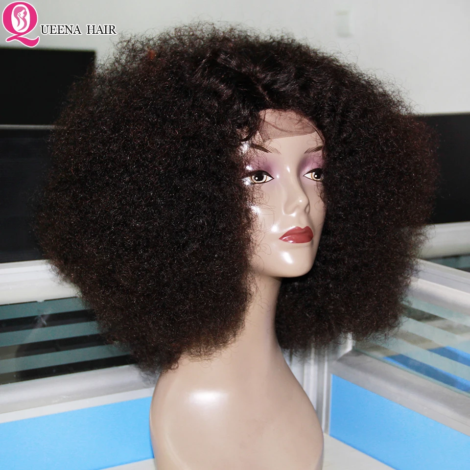 

Afro Kinky Curly Wig Short Bob 4X4 Glueless Pre Plucked Mongolian Natural Human Hair Kinky Curly Bob Lace Front Wigs